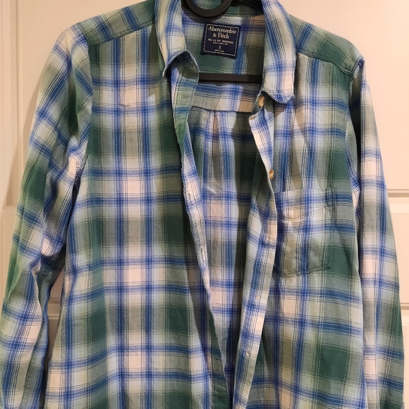 Abercrombie and Fitch Plaid Shirt - Picture 1 of 3